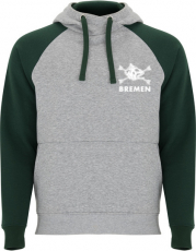 Fischkopf Kapuzen-Sweater BASEBALL Gre S EINZELSTCK